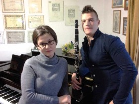 Con il clarinettista Simone Margaroli